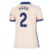 Maillot de foot Chelsea Axel Disasi #2 Extérieur vêtements Femmes 2024-25 Manches Courtes